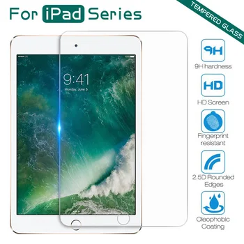 Tvrdené Sklo Pre Apple iPad Pro 9.7 10.5 palcový 2017 2018 Pre iPad 2 3 4 Vzduchu 1 2 3 Mini 1 2 3 4 5 Tablet Screen Protector Film