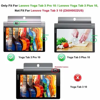 Tvrdené Sklo Pre Lenovo Yoga Karta 3 Pro 10.1 Plus Screen Protector Jogy Tab 3 Plus YT-X703 Tab3 Pro YT3-X90F/L Tvrdené Sklo