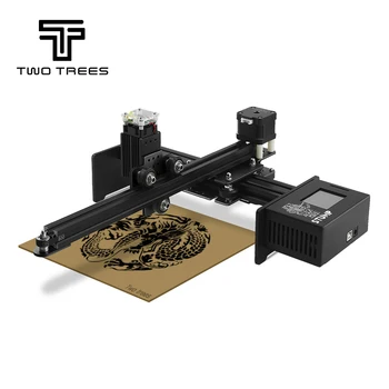 Twotrees Peň CNC Laserové Rytie Stroj Mini Desktop Rytec Tlačiarne Prenosné použitie offline DIY Laserové Gravírovanie Fréza