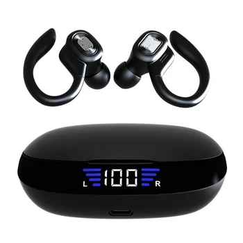 TWS Bluetooth Bezdrôtové Slúchadlá LED Slúchadlá 9D Hifi Športové Vodotesné Slúchadlá Bluetooth 5.0 Slúchadlo Headset S Mikrofónom