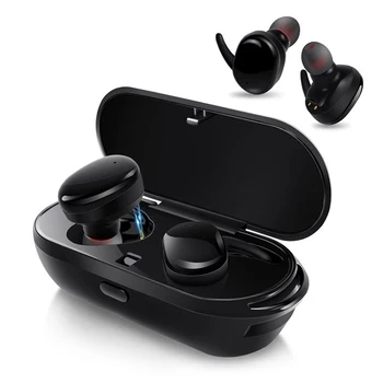 TWS Športové Bezdrôtové Bluetooth Slúchadlá 5.0 V Uchu Skutočné Bezdrôtové Slúchadlá Headset Stereo Bass Športy, Beh na iPhone Android