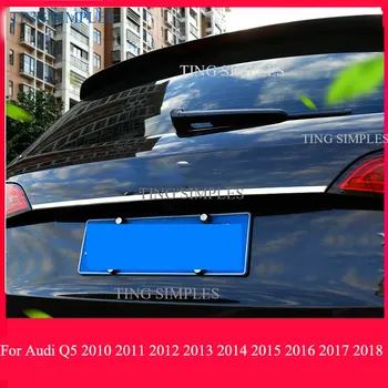 Tyling Príslušenstvo Vonkajšie Zadné zadné dvere batožinového priestoru Hornej Dvere Dekorácie Pásy Veko Krytu Trim 1 Ks vhodné Pre Audi Q5 2017 2018 2019