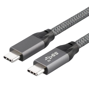 Typ-C, USB 3.1 Gen 2 Kábel (3 ft/1M) 20 gb / S, 5A Výkon 100W Doručenia PD Rýchle Nabíjanie pomocou E-Marker
