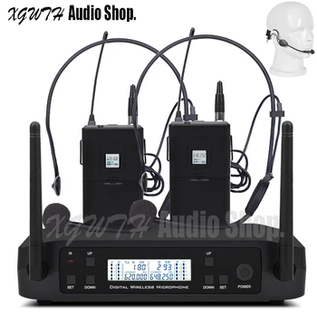 UHF Bezdrôtový Mikrofón Mic Systém GLXD4 S Bodypack Bezdrôtový Klope Headset Ručný Mikrofón Frekvencia Nastaviteľné pre DJ, Karaoke
