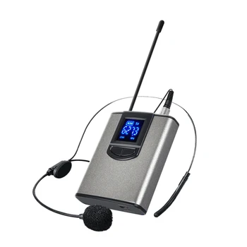 UHF Bezdrôtový Mikrofón Systém Mini Headset Mikrofón s Bodypack Prenosný Prijímač a Mini Prijímač pre Učiť Prednáška Reči Micro