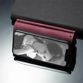 Uhlopriečka Zips Peňaženky A21S Kožené puzdro pre Galaxy A41 A51 A71 4G 5G A81 A91 Samsung A21 A10 A20 A30 A40 A50 A70 S Kryt Telefónu