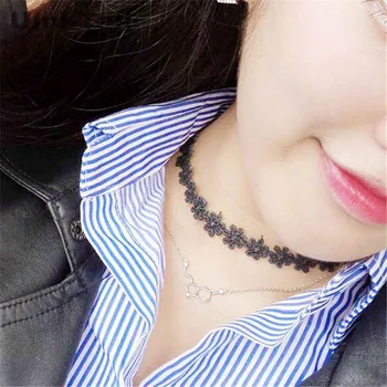 Uini-Chvost hot nový kórejský 925 sterling silver osobnosti honeycomb jednoduché wild chemické trend náhrdelník žena priateľky pár