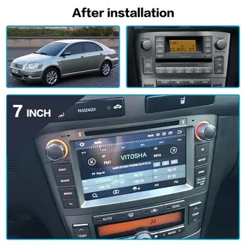 UK Stock Android 10 16 G Auto DVD Prehrávač Pre Toyota Avensis 2002-2008 T250 GPS Navigácie multimediálne rádio magnetofón vedúci jednotky