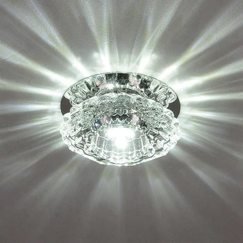 Uličkou Flush LED stropné svietidlo obývacia izba crystal koridoru uličkou svetlá LED Stropné Svietidlá dc svetlo Predné techo Balkón lampa Verandu l