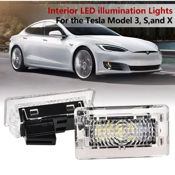 Ultra Jasné LED Žiarovky Kufra Auta Frunk Svetlo Pre Tesla Model s 3 S X Jednoduché Plug Nahradenie Interiérové LED Svietidlo
