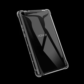 Ultra Tenký Priehľadný obal Pre Huawei MediaPad M3 8.4 palcový Prípade Tenké Shockproof Mäkké TPU Zadný Kryt Plášťa pre Huawei m3 8.4