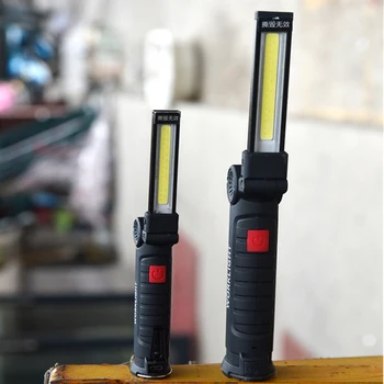 Ultrafire Prenosné 5 Režime KLASU Lanterna USB Vstavaný Nabíjateľná Baterka KLASU Magnetické Pracovné Svetlo luz bleskové svetlo, magnetické