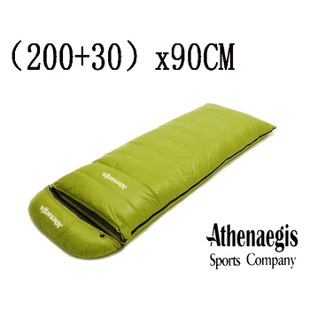 Ultralarge (200+30)x90CM Biela Hus Nadol 1200g/1500g/1800g > Plniace Dospelých Použiť Vodotesné Camping Spací Vak