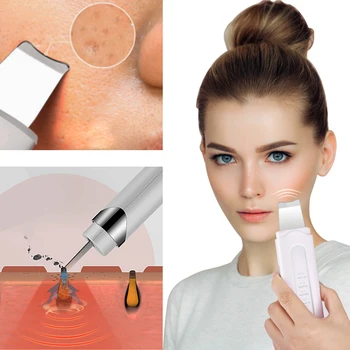 Ultrazvukové Nano Ion Pokožky Práčky Face Lifting Peeling Extractor Hlboké Čistiace Zariadenie S Lopatou Tváre Parník Postrekovač
