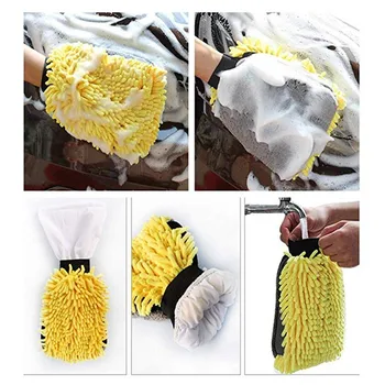 Umývacie Rukavice Coral Mitt Soft Anti-scratch Pre Umývanie Áut A Čistenie Multifunkčné Hrubé Čistenie Rukavice Pre Auto Detaily