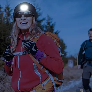 Unisex LED Osvetlené Čiapočku Spp Teplé Zimné Pletené Klobúk Vonkajšie Rybolov Tečúcou Poľovnícky Klobúk Flash Muži Ženy Camping, Horolezectvo Čiapky