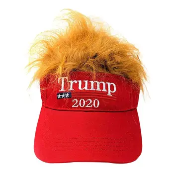 Unisex Legrační Vlasy Parochňa Clonu šiltovku Cartoon 2020 trump Predseda Volebnej Vlajku USA Vyšívané Nastaviteľné Snapback Klobúk