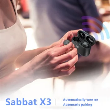 UNITOP Sabbat X3 Tws Bezdrôtové Slúchadlá Bluetooth 5.0 Slúchadlá Hifi Stereo Slúchadlá Športové Nepremokavé Bezdrôtové Slúchadlá