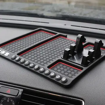 Univerzálny Anti-Slip Car Phone Mount Tabuli Pad Mat Navigačný Prístroj Držiak