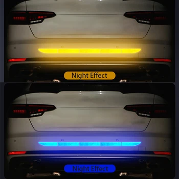 Univerzálny Auto Telo batožinového priestoru Vonkajšie Ochranné Varovanie Reflexné Pásky Nálepky na Toyota Corolla Kia Rio 4 Ceed Sportage 2019