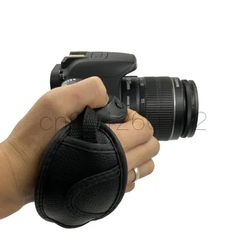 Univerzálny DSLR Fotoaparát, Kožené Rukoväte na Zápästie pre Canon 5D4 5D3 5D2 6D 7D pre Nikon D850 D800 D810 D90 všetky DSLR Fotoaparát