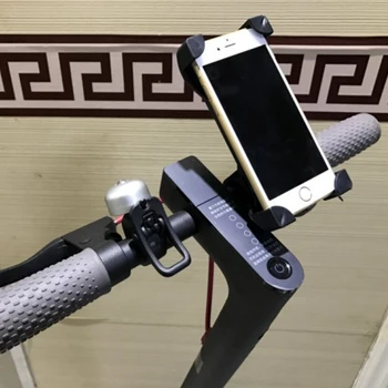 Univerzálny Mobilný Mobilný Telefón Držiak na Riadidlá Bike Klip Stojan pre Xiao Mijia M365 Skúter GPS Mount Držiak na Skúter Ninebot