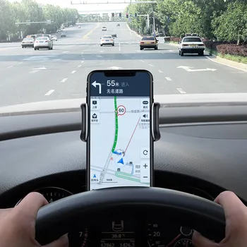 Univerzálny Panel Auto, Telefón Držiak Easy Clip Mount Stojan GPS Displeja Držiak Držiak do Vozidla Podporu Pre iPhone 8 X Samsung Xiao