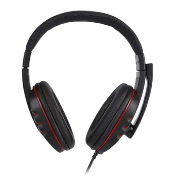 Univerzálny Prenosný Počítač PC káblové Slúchadlá Stereo Hudby Gaming Headset Čelenka S Mikrofón Mic Slúchadlá 3,5 mm Jack