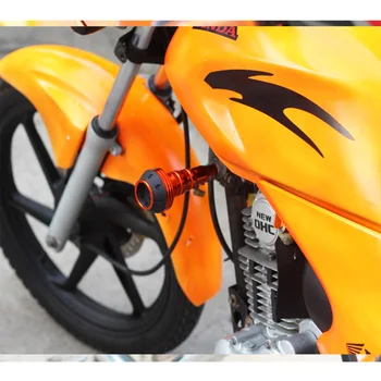 Univerzálny Pádu Chrániče Hliníkovej Zliatiny Výfukových kormové Ochranu pred haváriou Moto Crash Pad pre Motocykle Motocykel M10