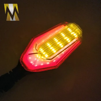 Univerzálny Sústruženie Signálneho Svetla 12V LED Riadenia Light svetlo S 8 mm Skrutka Skrutka Dual Farby Pre Motocykle Motocykel Upravené