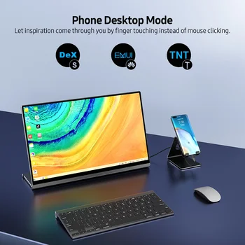 UPERFECT 4K Prenosný Monitor, Touchscreen Gravity Senzor, Automatické Otáčanie 15.6