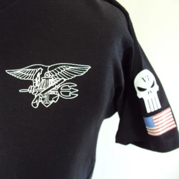 US NAVY SEAL T shirt Mužov ŠPECIÁLNE jednotky americkej NÁMORNEJ CORP SEAL TEAM 6 bežné tričko bavlna USA Veľkosť