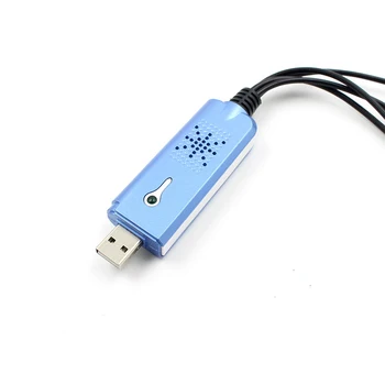 USB 2.0 Video Capture Karty Konvertor Audio Video Grabber, Adaptér TV Tuner na Počítači Win XP 7 8 10 NTSC PAL