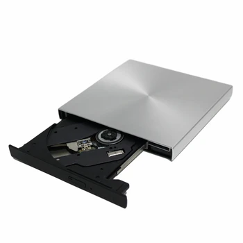 USB 3.0, DVD Napaľovačka Hliníkovej Zliatiny Externý CD Prehrávač Slim Portable Optickej Jednotky Pre MacBook Notebook Notebook/Windows