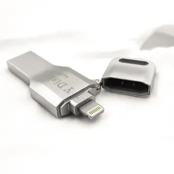 USB 3.0 Flash Disk 64 GB Lightning Kovové Pero Jednotka U Disku Pre iPhone 11 x 8 7 7Plus 6 6 5 se iPad, iPod kl ' úč Memory Stick