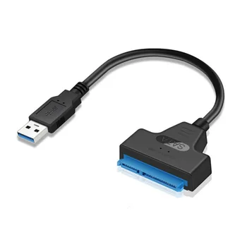 USB 3.0, SATA Kábel Sata do USB Adaptér pre 2.5 palcov 22 Pin SSD Sata Kábel Podpora Windows 98/2000/XP/Vista/7/8, Mac OS X.