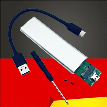 USB 3.1 M. 2 NGFF SSD Mobile Pevného Disku Box Karty Adaptéra Vonkajšieho Krytu Prípade za m2 SATA SSD USB 3.1 2230/2242/2260/2280 M2