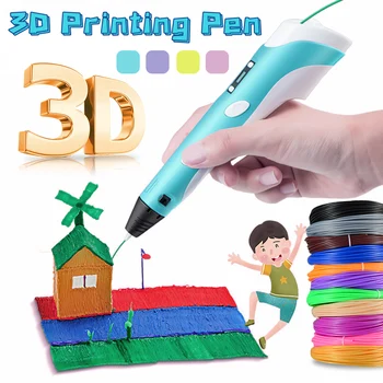 USB 3D DIY Art Tlač Pero Blany eBook Náplne Tlačiarne Vlákna Zábavné Kreslenie Perá pre Deti, Dospelých Modelovanie Darček 3 D Hračky
