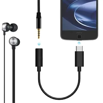 USB C Audio Kábel Typu C Muža Na 3.5 mm Jack Samica Converter Slúchadlá Adaptér AUX Kábel Pre Huawei Mate 10Pro P20 Pre Xiao 6