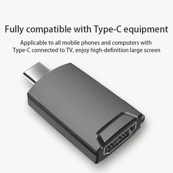 USB C, HDMI Konverzia Konektor s Vysokým Rozlíšením Rovnaký Typ Sn-C High-Definition Adaptér