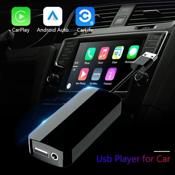 USB Dongle Pre CarPlay Android Auto hardvérový kľúč USB Káblové Adaptér s Mic Vstup pre Android 4.2 vodičov Multimediálny Prehrávač