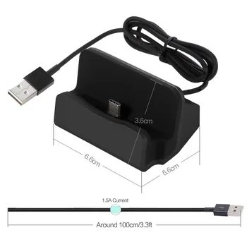 USB Kábel Nabíjačka Telefónu Dock Stanica pre Nabíjanie Google Pixel 3A XL 3 2 XL, 2XL 3XL Nabíjačka, Dokovacia Základňa Stojana Desktop Kolíska