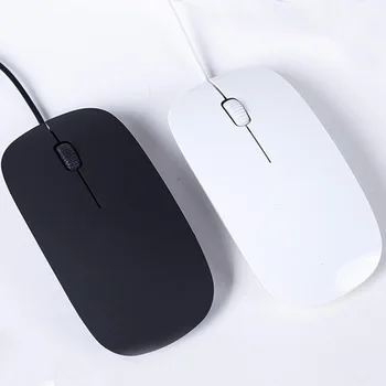 USB Káblové Optická Myš pre Apple Stolný Počítač, Notebook Matné Roztomilý Myš, 1000DPI Office Určených