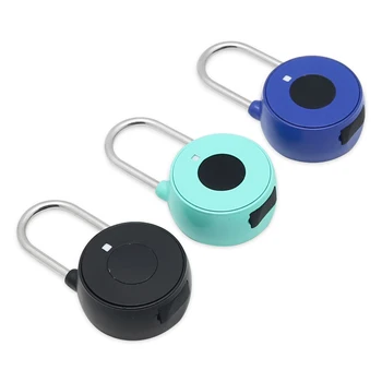 USB Nabíjateľné Nepremokavé Smart Visiaci zámok Proti krádeži Bluetooth Uzamknúť APP kontrolná Skrinka Zámok Biometrické Zámok Dverí Smart Lock