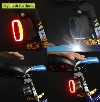 USB Nabíjateľné Svetlo na Bicykel MTB Bicykel Predné Zadné Zadné zadné svetlo na Bicykli Bezpečnostné Výstražné Svetlo Nepremokavé Cyklistické LampFlashLight