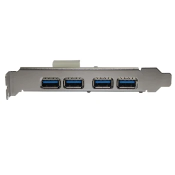 USB PCIe Karta 4 Porty USB 3.0, PCI Express 1x Rozširujúca Karta PCI-E Rozbočovač USB Radič Adaptér USB 3.0 Pridať Na Kartu