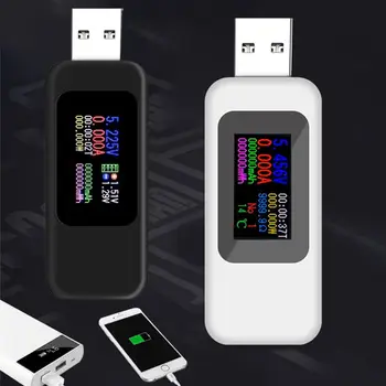 USB USB OLED Prúd Napätie Test Meter Výkon Kapacita Prúdu Meranie Domácnosti Tester Presný Prístroj Pre Elektrické