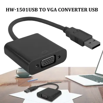 Usb Vga Prevodník Usb Na Vga Usb3 0 Vga Usb Vga Predlžovací Kábel Plug and Play USB3.0 Rozhranie