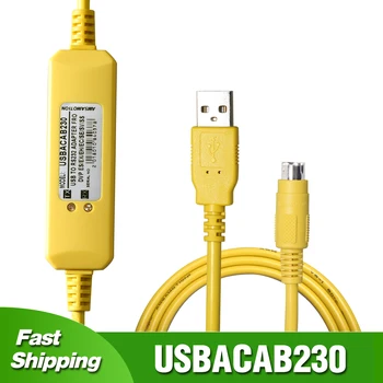 USBACAB230 Pre Delta DVP-Y EX EH ES SE SV SS PLC Programovanie Kábel USB NA RS232 Adaptér Pre Xinje XC/XD/XE Série PLC USB-DVP