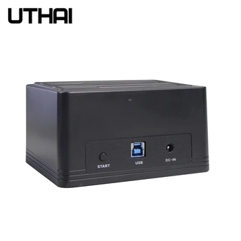 UTHAI G04 Multi-Funkcia Dual-Slot USB3.0 Pevného Disku Base 2.5/3.5 Palcový Pevný Disk HDD Kópiu Offline Cloner